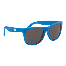 TG235P001BLU RUBBERIZED SUNGLASSES - PREMIUM