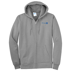 FULL ZIP HOODED SWEATSHIRT