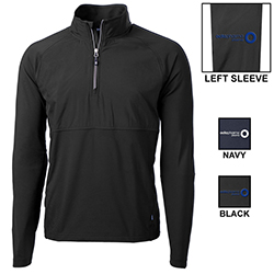 CUTTER & BUCK MEN'S VIRTUE ECO PIQUE 1/4 ZIP