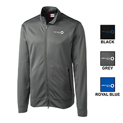 CLIQUE MENS PERFORMANCE FULL ZIP KNIT JACKET